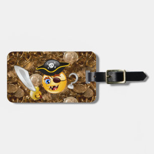 Schatz Pirate Emoji Gepäckanhänger