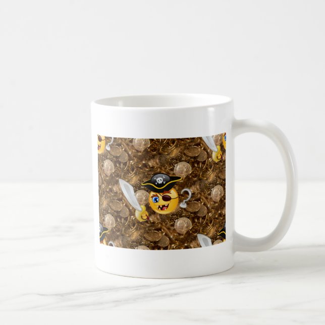 Schatz Pirate Emoji Tasse (Rechts)