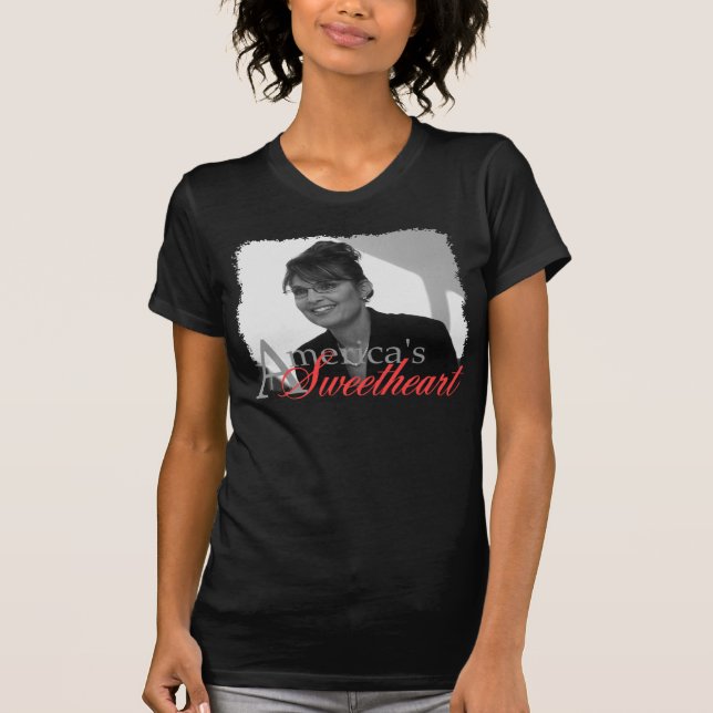 Schatz Sarahs Palin Amerika T-Shirt (Vorderseite)