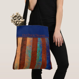Schatz-Tasche 'Old Dock'. Rostiges Metall.