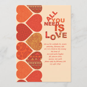 Schatz-Valentinsgruß-Einladung Einladung