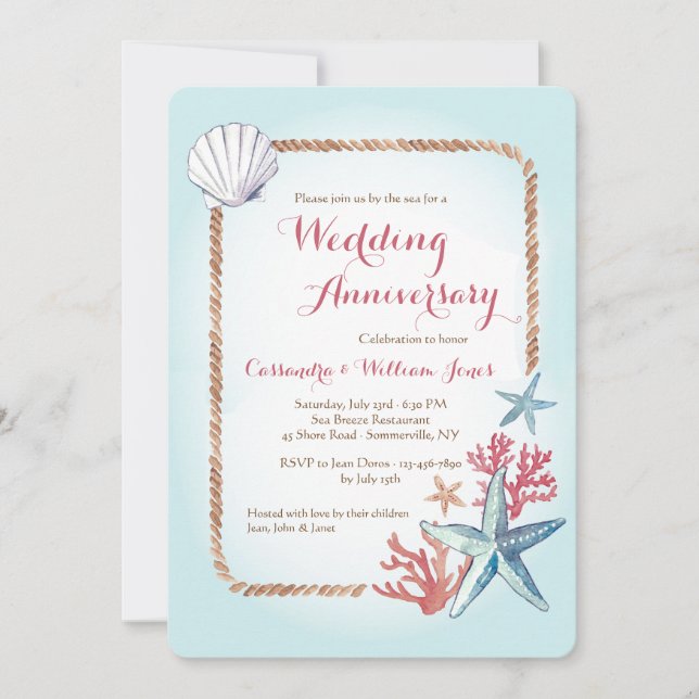 Schätze der Einladung zum Meer (Vorderseite)