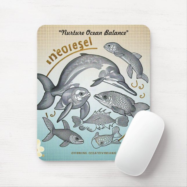"Schätze des Meeres" Mousepad (Mit Mouse)