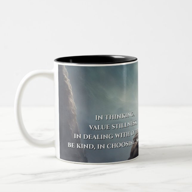 Schätze des Tao Te Ching 2012 Zweifarbige Tasse (Links)