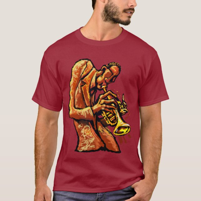 Schätzen Sie Jazz Player1 T-Shirt (Vorderseite)