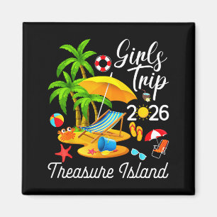 Schatzinsel Florida Sommer tropische Mädchenreise Magnet