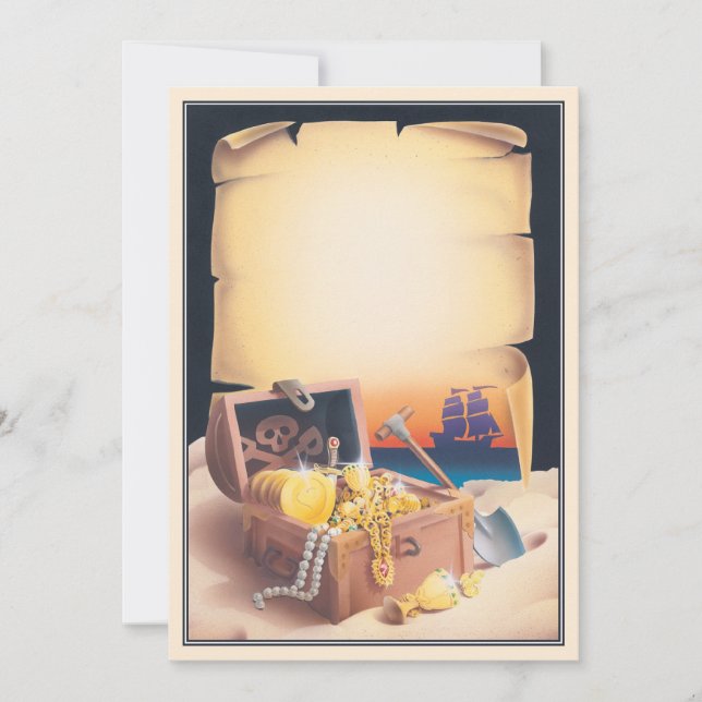 Schatzinsel © mitteilungskarte (Vorderseite)