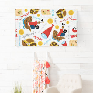Schatzinsel Party Pirate Banner