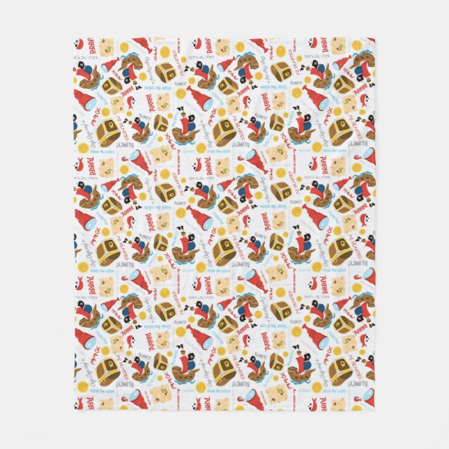 Schatzinsel Pirate Fleece Blanket (Vorderseite)