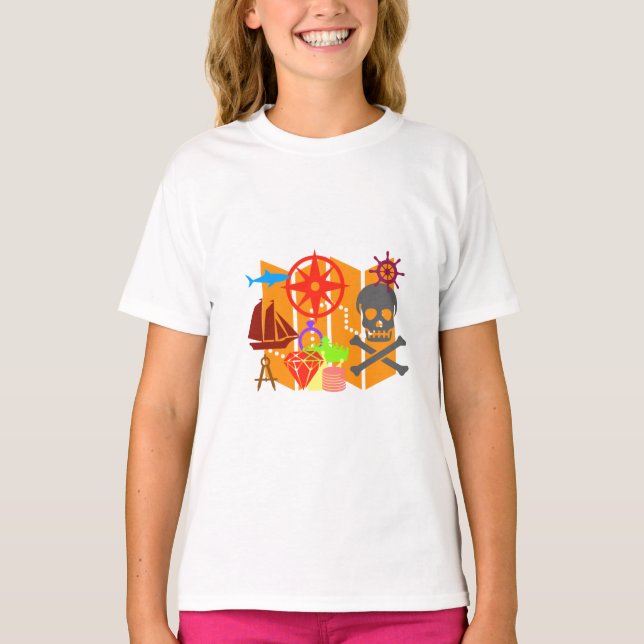 SchatzjagdCollage T-Shirt (Vorderseite)