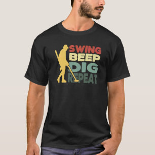 Schatzjäger Metalldetektor Detektorist Dreck F T-Shirt