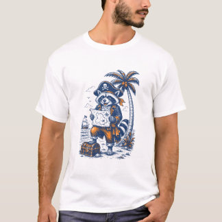Schatzjäger-Waschbär T-Shirt