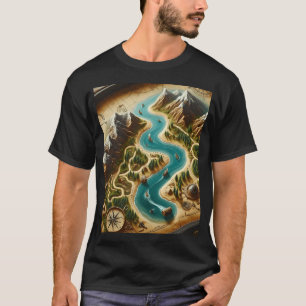 Schatzkarte Grafik T-Shirt