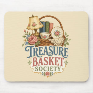 Schatzkorb Gesellschaft Cottagecore Mousepad