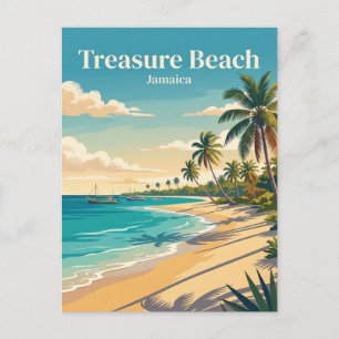 Schatzstrand Jamaika Postkarte