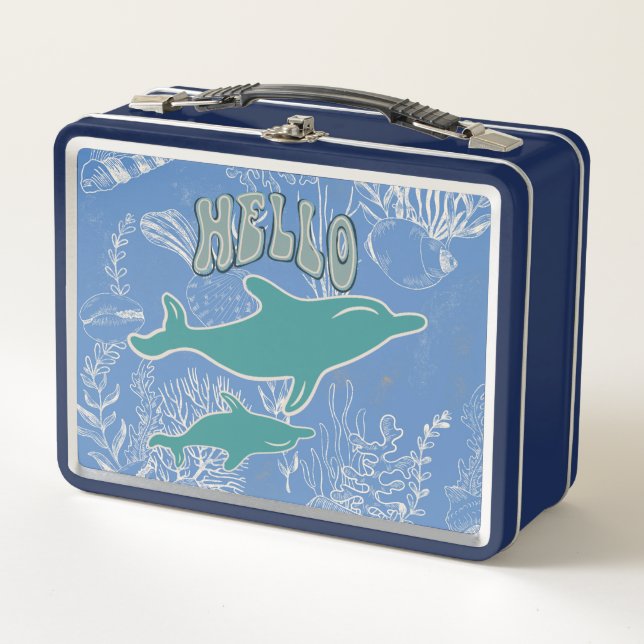 Schatzsucher Pirate Birthday Metal Lunch Box (Vorderseite)