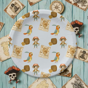 Schatzsucher Pirate Birthday Pappteller
