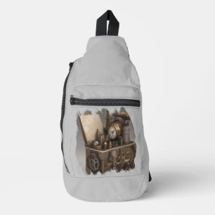 Schatztruhe mit Gängen Crossbody Bag