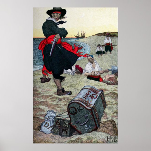 Schatztruhe Poster (Vorne)