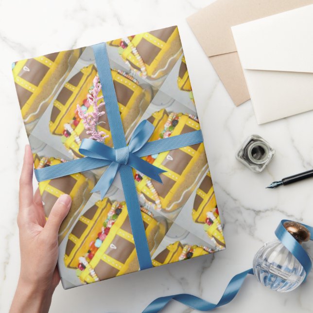 Schatztruhekuchen Geschenkpapier (Schenken)