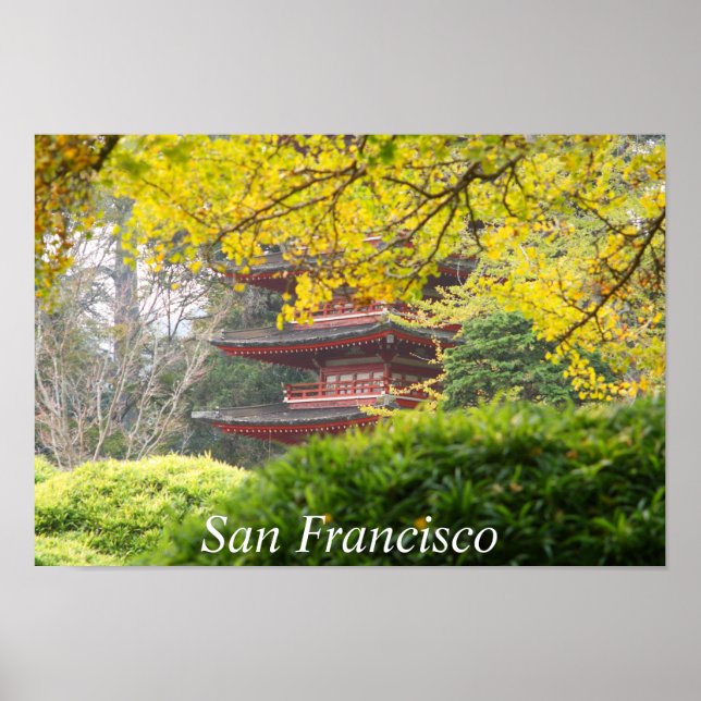 Schatzturm Pagoda, San Francisco Poster (Vorne)