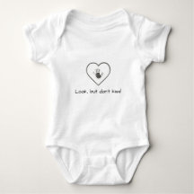 Schau, aber Kiss nicht! Niedlicher Baby Bodysuit