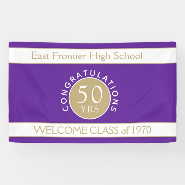 Schau! Banner CUSTOM 50 Yr Wiedersehen (Horizontal)