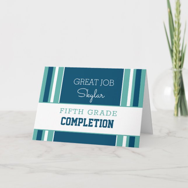 Schau! Benutzerdefinierte Grade Vervollständigungs Karte (Vorderseite)