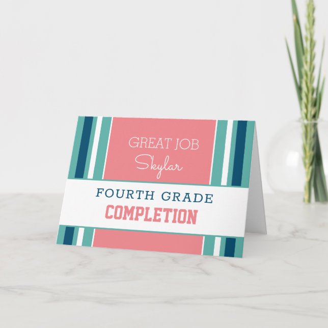 Schau! Benutzerdefinierte Grade Vervollständigungs Karte (Vorderseite)