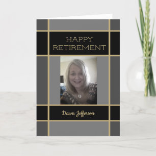 Schau! Besondere Foto-Rücktrittskarte Karte