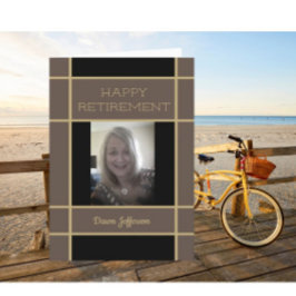 Schau! Besondere Foto-Rücktrittskarte Karte