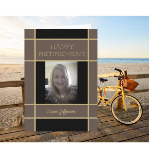 Schau! Besondere Foto-Rücktrittskarte Karte