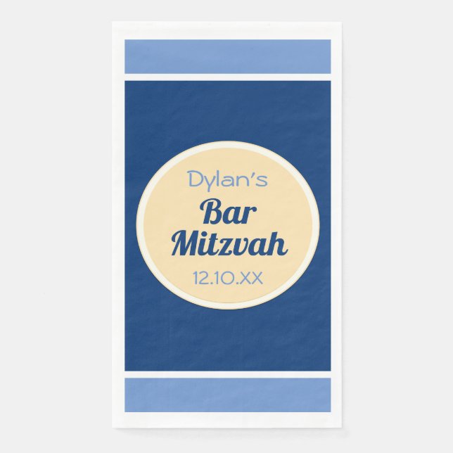 Schau! Custom Bar Mitzvah Handtücher Serviette (Vorderseite)