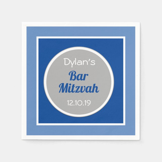 Schau! Custom Bar Mitzvah Servietten (Vorderseite)