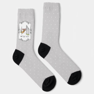 Schau dir das an! Hund - Agility lustig schwingend Socken