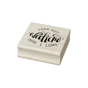 Schau dir das Wochenende hier aus Gummistempel