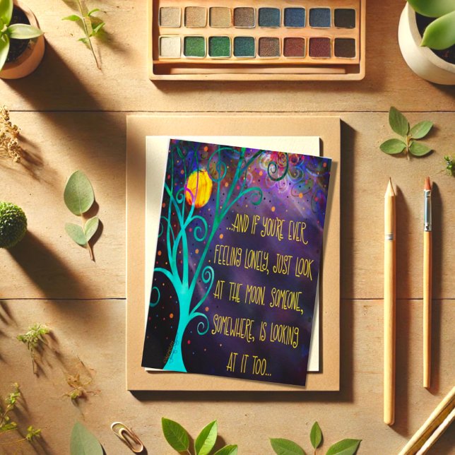 "Schau dir den Mond an" Inspirivity Karte (Von Creator hochgeladen)