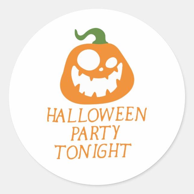 Schau dir dieses Halloween beängstigend an Runder Aufkleber (Vorderseite)