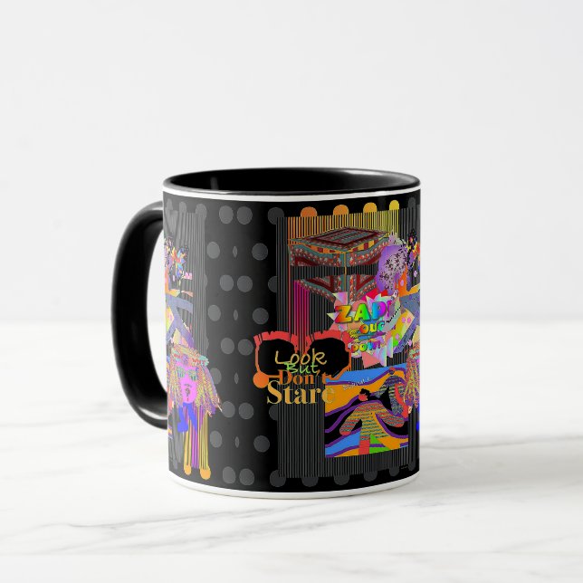 Schau keinen Spaß an Tasse (Vorderseite Links)