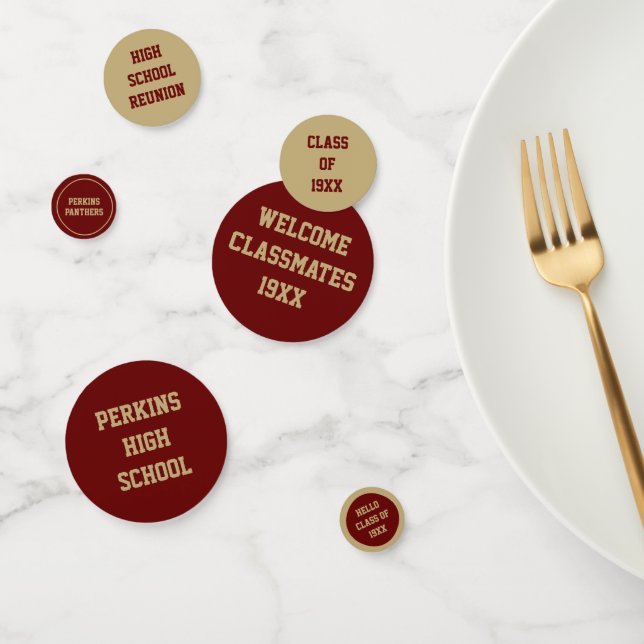 Schau! Klasse Wiedersehen-Tabelle Konfetti (Gruppe)