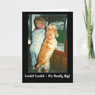 Schau mal! Ein anderer Geburtstag ist auf dem Weg! Karte