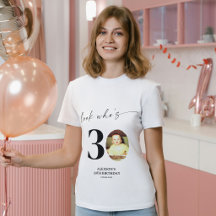Schau mal, wer 30 ist! Stilvolles modernes Foto zu