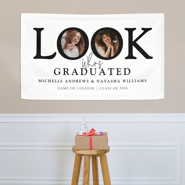 Schau mal, wer graduiert hat Foto Gemeinsame Absch Banner (Von Creator hochgeladen)