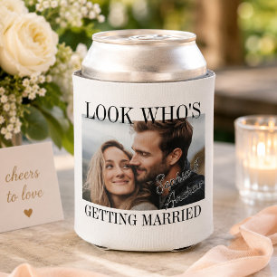 Schau mal, wer heiratet Foto Hochzeit Dosenkühler