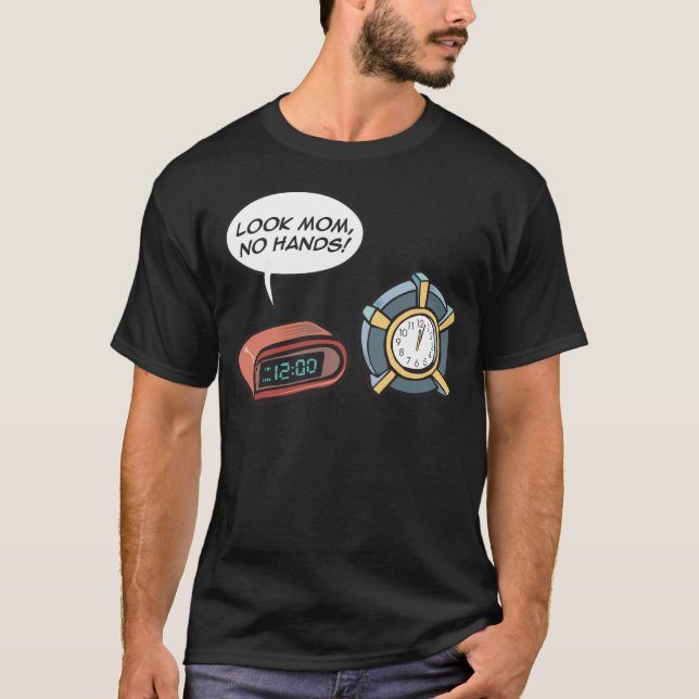 Schau Mama, keine Hände! T-Shirt (Vorderseite)