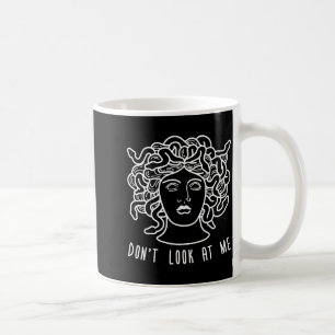 Schau mich nicht an Medusa Lustige Schlangenhaar G Kaffeetasse