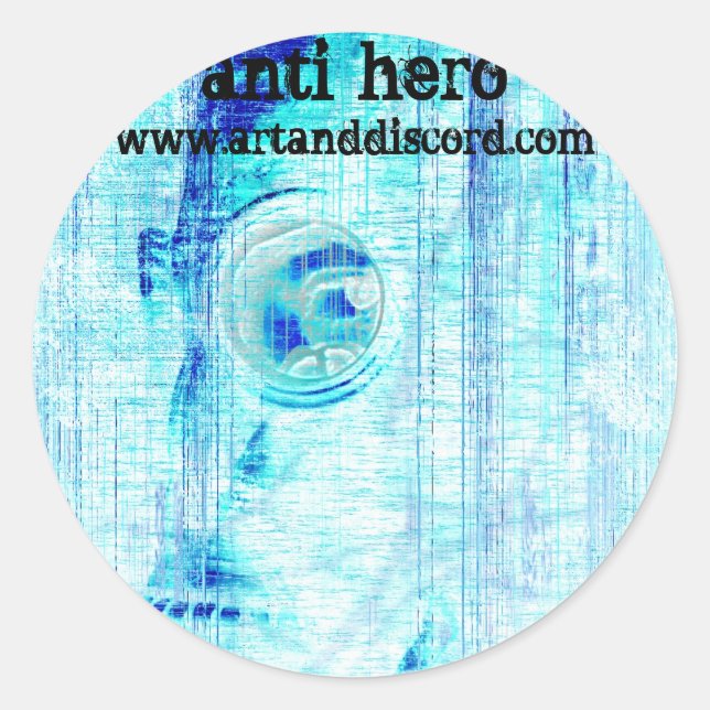 Schau mir auf dem Augensticker nach Runder Aufkleber (Vorderseite)