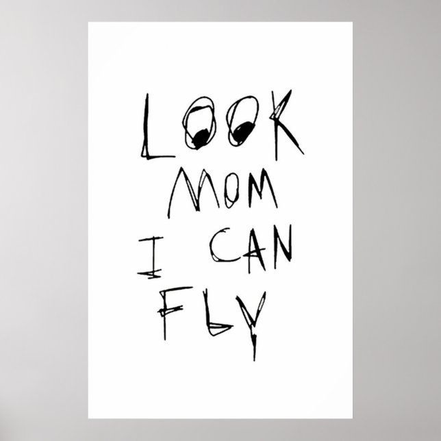 schau Mutter ich kann fliegen Poster (Vorne)