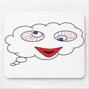 Schau, was ich denke - ich rolle mit den Augen Mousepad
