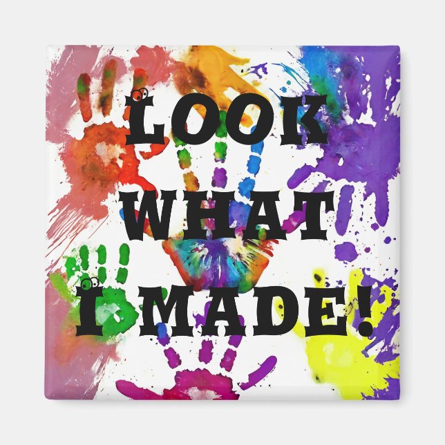 Schau, was ich gemacht habe! magnet (Vorne)